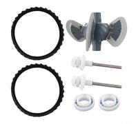 Yuanpgky Kit di ricambio automatico per la pulizia della piscina con cuscinetto dell'albero di trasmissione della pista del motore, R0524900 R0526100 R0525100 per Zodiac MX8 MX6