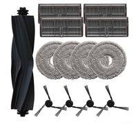 Yuanpgky Kit di spazzole laterali principali per MOVA P10 Pro Ultra Gen 2 / RLP55SE
