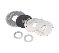 Yuanpgky Kit per pesca baitcasting mulinello Drag Clicker con rondella in carbonio e componenti metallici per modelli Curado e MGL destrorsi