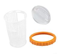 Yuanpgky Kit pre-filtro con dado arancione, coperchio trasparente e cestello, compatibile con i modelli di pompa filtrante a sabbia prodotti dal 2023 o successivi per filtrazione piscina