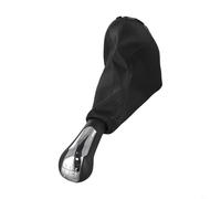 Yuanpgky Leva del cambio a 5 marce con protezione per le gambe, compatibile con modelli Spark 2011-2016, struttura in plastica e pelle (argento brillante)