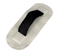 Yuanpgky Maniglia per gommoni, canoe e gommoni, corrimano in PVC resistente con base larga per una presa sicura, compatibile con yacht e tavole da surf (grigio)