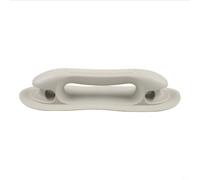 Yuanpgky Maniglie per canoa gonfiabile, corrimano in PVC, 25 x 10 x 4,5 cm, grigio/nero, impugnatura sicura per un supporto robusto e leggero, per una facile installazione (grigio, 1 pezzo)