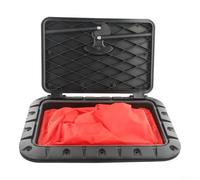 Yuanpgky Marine Deck Plate Square Hatch con cerniere di bloccaggio a 90 gradi per barca e canoa - Portello di accesso impermeabile con chiusura rotonda, include rosso impermeabile
