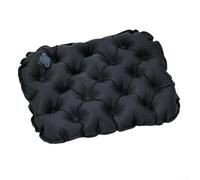 Yuanpgky Materassino gonfiabile portatile da campeggio per uso esterno, impermeabile, pieghevole, leggero, 70 g, per escursioni, picnic e viaggi, compatibile (nero)