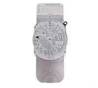 Yuanpgky Meccanico E6B Flight Computer Aviazione Circolare Diapositiva Regola per Pilota Training con Regole di Calcolo, Consumo di Carburante e Correzione del Vento (E6B-L)