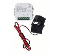 Yuanpgky Misuratore di consumo energetico bidirezionale per sensore di corrente CT, morsetto per monitoraggio in tempo reale compatibile con ZigBee 80A (1CT)