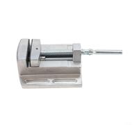 Yuanpgky Morsa per trapano a pressione manuale, 70 mm di capacità massima in metallo, morsetto da banco con pinze piatte e mandrino, strumento multiuso in alluminio per lucidatura e foratura