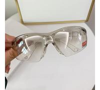 Yuanpgky Occhiali da sole di sicurezza per attività all'aperto, protezione completa per gli occhi, per protezione da polvere e vento, leggeri, resistenti ai graffi, montatura sportiva, ciclismo