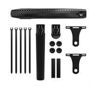 Yuanpgky Parafanghi anteriori e posteriori per bici da strada, parafanghi a copertura estesa compatibili con pneumatici larghi fino a 38 mm, PC+nylon per una costruzione di lunga durata, per una