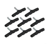 Yuanpgky Pattini V-Brake per biciclette, filettatura 55 mm, pastiglie freno con costruzione, compatibili con bici da strada ed elettriche, confezione da 4 paia (8 pezzi)