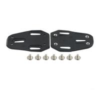 Yuanpgky Piastra di base per pedale da bici a 3 fori per SpeedPlay, per X1, X2, per X5 - Piastra per pedale in fibra di nylon compatibile con tacchetti, inclinazione di 5°, coppia leggera da 50 g