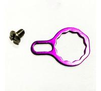 Yuanpgky Piastra di bloccaggio dado a vite per ruota a goccia d'acqua di marca A/D/S P3 - Parti e riparazione mulinello, set da 2 pezzi, compatibile con mulinelli da 9-12 mm, struttura in metallo