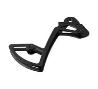 Yuanpgky Piastra interna per deragliatore posteriore Garbaruk elettrico per gabbia del deragliatore posteriore, per lega di alluminio 7075-T651 lavorata a CNC, compatibile con (nero)