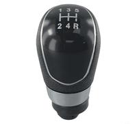 Yuanpgky Pomello del cambio manuale a 5 marce, in pelle, per Fiesta MK7, Focus MK2, FL, B-Max, C-Max, S-Max, MK4, Galaxy MK3, accessori interni
