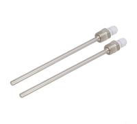 Yuanpgky Pozzetto termico in acciaio inox G 1/2" filettatura per sensore, tasca a manicotto ad immersione per sonda termica, PN40 (40 bar), 8x30mm a 8x300mm (8x200mm)
