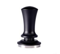 Yuanpgky Pressino per caffè calibrato con funzione sonora a scatto per conferma della pressione, realizzato in acciaio inossidabile, anche per la compressione dei fondi di caffè (nero1)