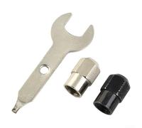 Yuanpgky Professionale Rotary Tool Mandrino Set M8x0.75 Metallo Drill Bit Collet con Chiave Regolabile per Grinder Elettrico Officina Accessori