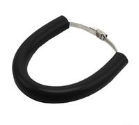 Yuanpgky Protezione per scarico moto, protezione termica anti-caldo, per la maggior parte delle moto oltre i 250 cc, struttura in silicone ad alta resistenza e acciaio inossidabile, (nero)