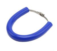 Yuanpgky Protezione per scarico moto, protezione termica anti-caldo, per la maggior parte delle moto oltre i 250 cc, struttura in silicone ad alta resistenza e acciaio inossidabile, colore blu