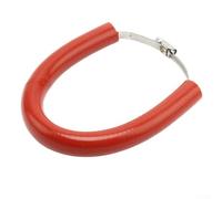 Yuanpgky Protezione per scarico moto, protezione termica anti-caldo, per la maggior parte delle moto oltre i 250 cc, struttura in silicone ad alta resistenza e acciaio inossidabile, (rosso)