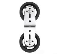 Yuanpgky Pulegge doppie con rotazione a 360° per macchine con cavi, attacco a trazione verso il basso per attrezzature fitness, 220 x 88 x 30 mm, compatibile con sistemi di pulegge da palestra a casa