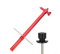 Yuanpgky Regolatore di simmetria per manubrio della bicicletta, strumento di allineamento delle leve, livello di altezza sinistro e destro, regolazione simmetrica in lega di alluminio, strumento per