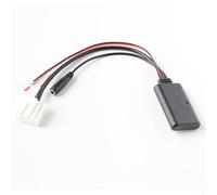 Yuanpgky Ricevitore audio per auto con 5.0 e adattatore AUX per 2/3/5/6/MX5/RX8, lettore musicale stereo wireless con funzione vivavoce, nero