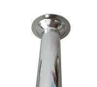 Yuanpgky Riempitore per salsicce in acciaio inossidabile per tritacarne, confezione da 3 tubi e imbuti per salsicce, set di utensili da cucina igienici per uso alimentare, compatibile con salsicce