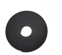Yuanpgky Rotolo da 5 m a forma di U per bordatura, in TPE per mobili, per protezione dei bordi, compatibile con superfici in legno, compensato, MDF, metallo e cartone, nero (20 mm)