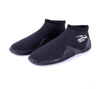 Yuanpgky Scarpe da pesca anfibi in neoprene da 4 mm, per uomini e donne, con suola antiscivolo con motivo a onde, suola in gomma vulcanizzata, punta e tacco ispessiti (XL (43-44))