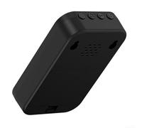 Yuanpgky Set campanello wireless con porta e sensore, 45 melodie + 6 voci + allarme urgente, raggio di 20 m, cicalino di sicurezza per casa, negozio, ufficio, nessun cablaggio richiesto (nero)