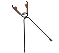 Yuanpgky ShineTrip - Attizzatoio da campeggio per picnic ed escursioni all'aperto, in acciaio al carbonio, diametro 8 mm, con manico in pelle anti-scottatura, strumento da 44 cm per cucinare e legna