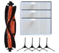 Yuanpgky Spazzola principale di ricambio spazzole laterali Filtri Set Per Cecotec Per CONGA 7690 M20 Aspirapolvere Pulizia Profonda Pet Hair Nylon Plastica