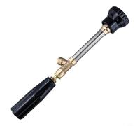 Yuanpgky Spruzzatore agricolo ad alta pressione con ugello regolabile, pressione di esercizio 3 kg, struttura in alluminio per irrigazione del giardino e lavaggio auto (30 cm)