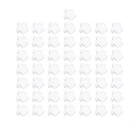 Yuanpgky Spugna per la pulizia della piscina, a forma di tartaruga, assorbe l'olio, per vasca idromassaggio, spa, sistema di filtraggio, colore bianco, confezione da 50
