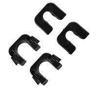 Yuanpgky Staffa di copertura per bagagliaio per Fiesta Mk7 Focus B-Max C-Max e Qashqai J10 | OEM 1539663 015532109E 8795EN compatibile con clip per ripiano del pacco | 2 paia nero (2 paia)