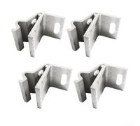 Yuanpgky Staffa di montaggio fotovoltaica in lega di alluminio compatibile con pannelli solari fotovoltaici, compatibile con tetti in piastrelle, asfalto e acciaio colorato, include installazione in 4