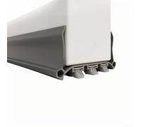 Yuanpgky Striscia sigillante per la parte inferiore della porta, 96 cm, con spazzola, regolabile fino a 55 mm di larghezza, antipolvere, riduzione del rumore, guarnizione per porte, paraspifferi in