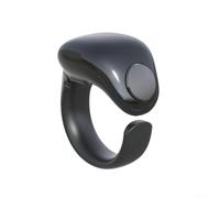 Yuanpgky Strumento di conteggio digitale per preghiera e meditazione con capacità 9999, resistente all'acqua, contatore elettronico intelligente per Zikr Tasbeeh, nero/rosa (nero, 18-20 mm)