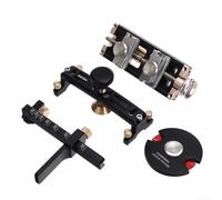 Yuanpgky Strumento di guida per levigatura in lega di alluminio con design a ganascia reversibile per scalpello e affilatura lama pialla con intervallo di regolazione dell'angolo da 15 ° a 50 °