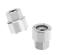 Yuanpgky Strumento di rimozione della copertura laterale della pedivella doppia per guarnitura BB30, strumento di manutenzione in acciaio al carbonio 45# con bordi arrotondati lisci, compatibile con