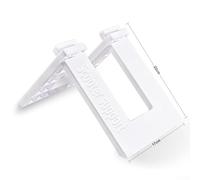 Yuanpgky Supporto per bici per bambini da 10 a 12 pollici, staffa di parcheggio in PVC con design a scatto, supporto staccabile per scooter e bici senza pedali (bianco)