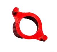 Yuanpgky Supporto per bobina in alluminio per DAIWA per mulinelli Baitcasting STEEZ AIR e ALPHAS Air, per base del piede del freno lavorato a CNC compatibile con modelli SS SV 14 16 20, rosso (4)