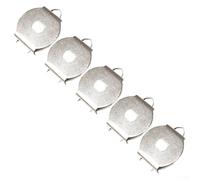 Yuanpgky Supporto per mulinello in acciaio inox, 2,5 x 3,5 mm, 4 x 3 mm, 4,5 x 3 mm, per parti e riparazioni di mulinelli da pesca, set da 5 pezzi (C)