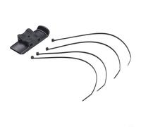Yuanpgky Supporto per navigatore da bicicletta per Oregon, Dakota, eTrex 10/20/30 e GPSMap 62/62S con fascette, materiale plastico nero, set da 5 pezzi