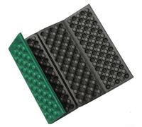 Yuanpgky Tappetino pieghevole in schiuma per campeggio, sport all'aria aperta ed escursionismo, materassino XPE con protezione leggera, impermeabile e protezione solare, compatibile (verde scuro)