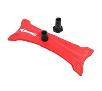 Yuanpgky Tee per basi di supporto per palline, compatibili con tappetini da colpire, supporto a T in plastica con pioli da 45 mm e 35 mm, rosso, confezione da 2