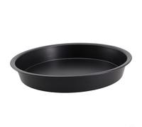 Yuanpgky Teglia da forno per pizza, in acciaio al carbonio, per pulire, perfetta per cuocere pizze e per casa, ristorante (17,8 cm)