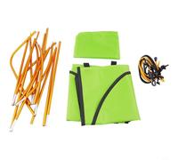 Yuanpgky Tenda da sole a baldacchino 125 x 110 cm per kayak e canoe soli, tessuto Oxford impermeabile Ripstop con aste in alluminio, design compatto pieghevole con spazio di archiviazione (8)